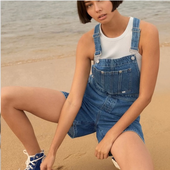 Aritzia Pants - Aritzia Tna brand denim overalls